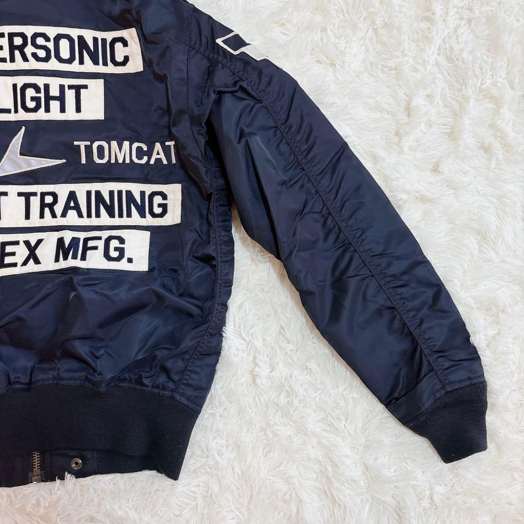 AVIREX トムキャットワッペン MA-1 フライトジャケット Mサイズ