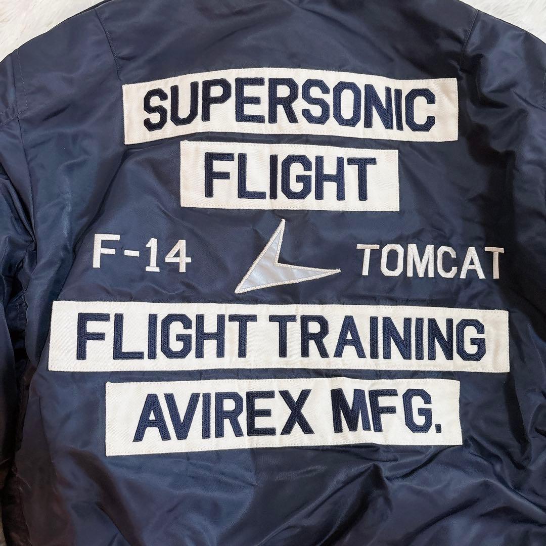 AVIREX トムキャットワッペン MA-1 フライトジャケット Mサイズ