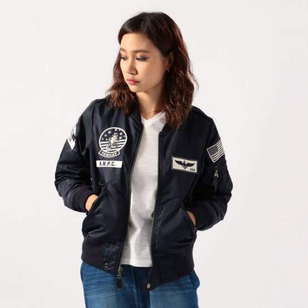 AVIREX トムキャットワッペン MA-1 フライトジャケット Mサイズ