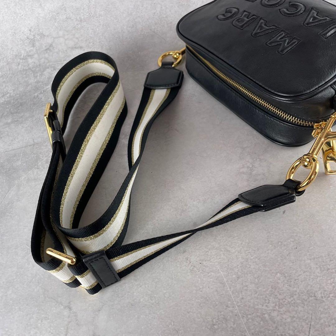 美品 マークジェイコブス フラッシュ ショルダーバック ロゴ 2way 総柄