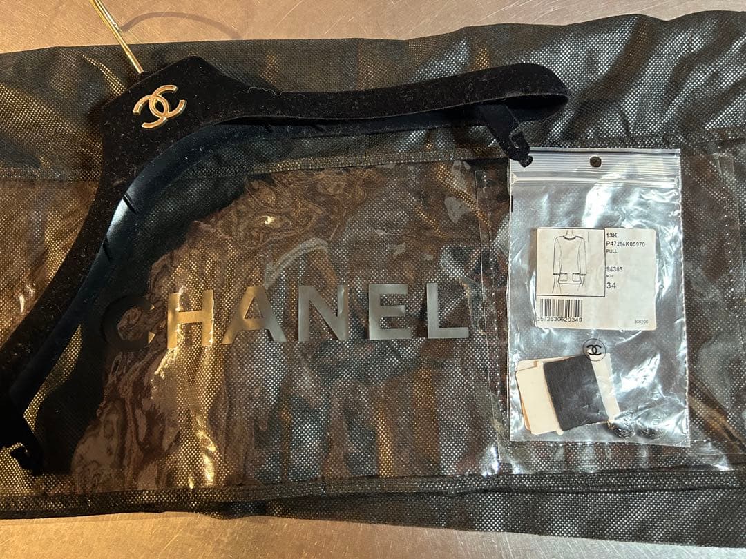 CHANELシャネル　ニットチュニック　34