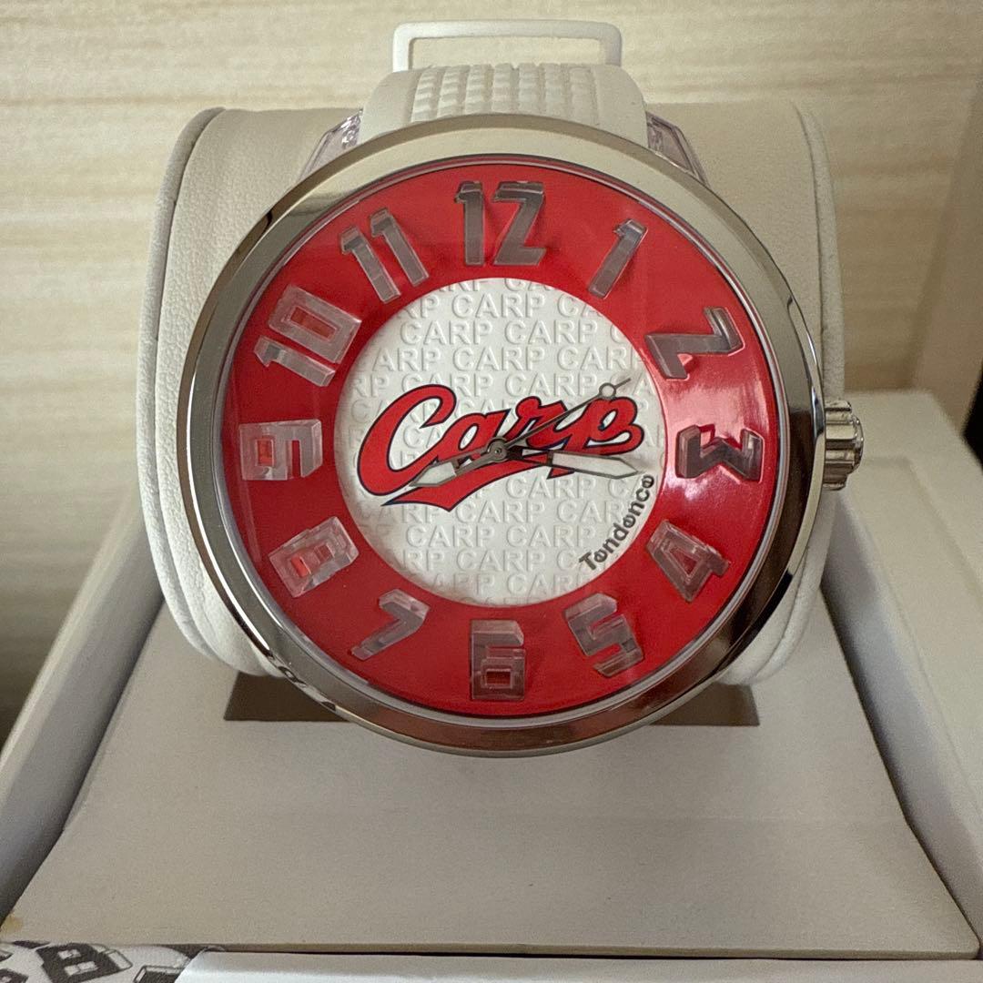 『期間限定』Tendence 腕時計 ホワイト カープ 限定品 美品