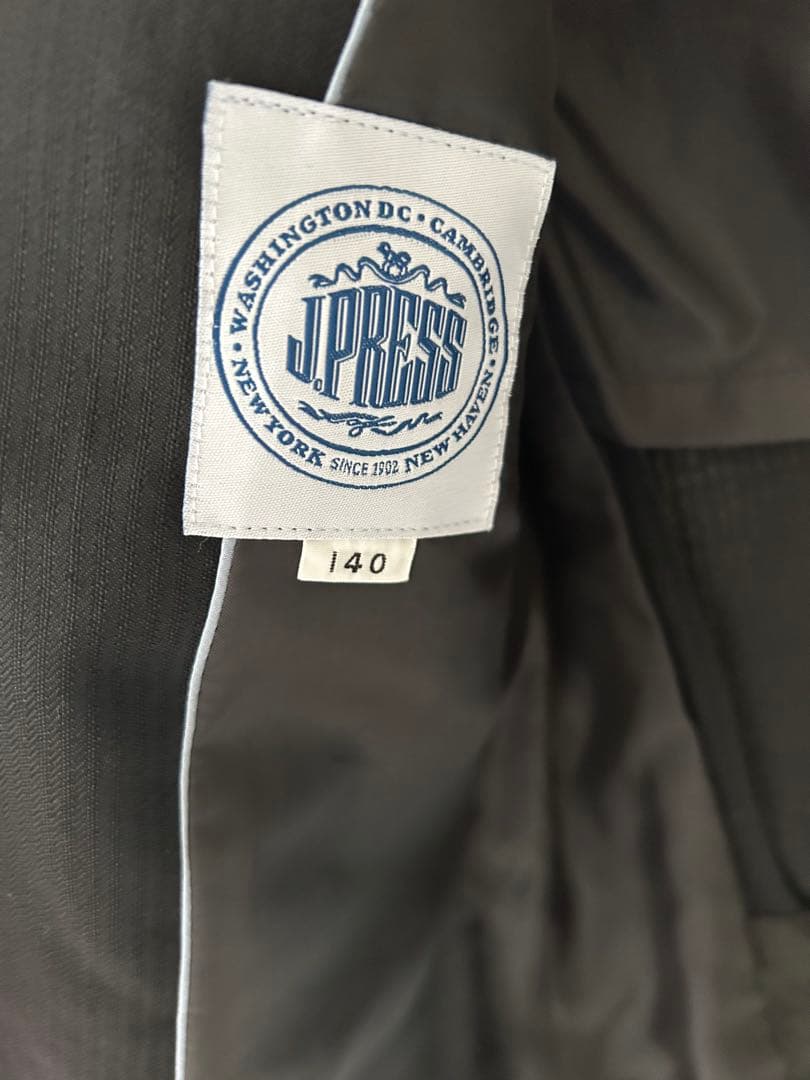 J.PRESS ブラック スーツ 140