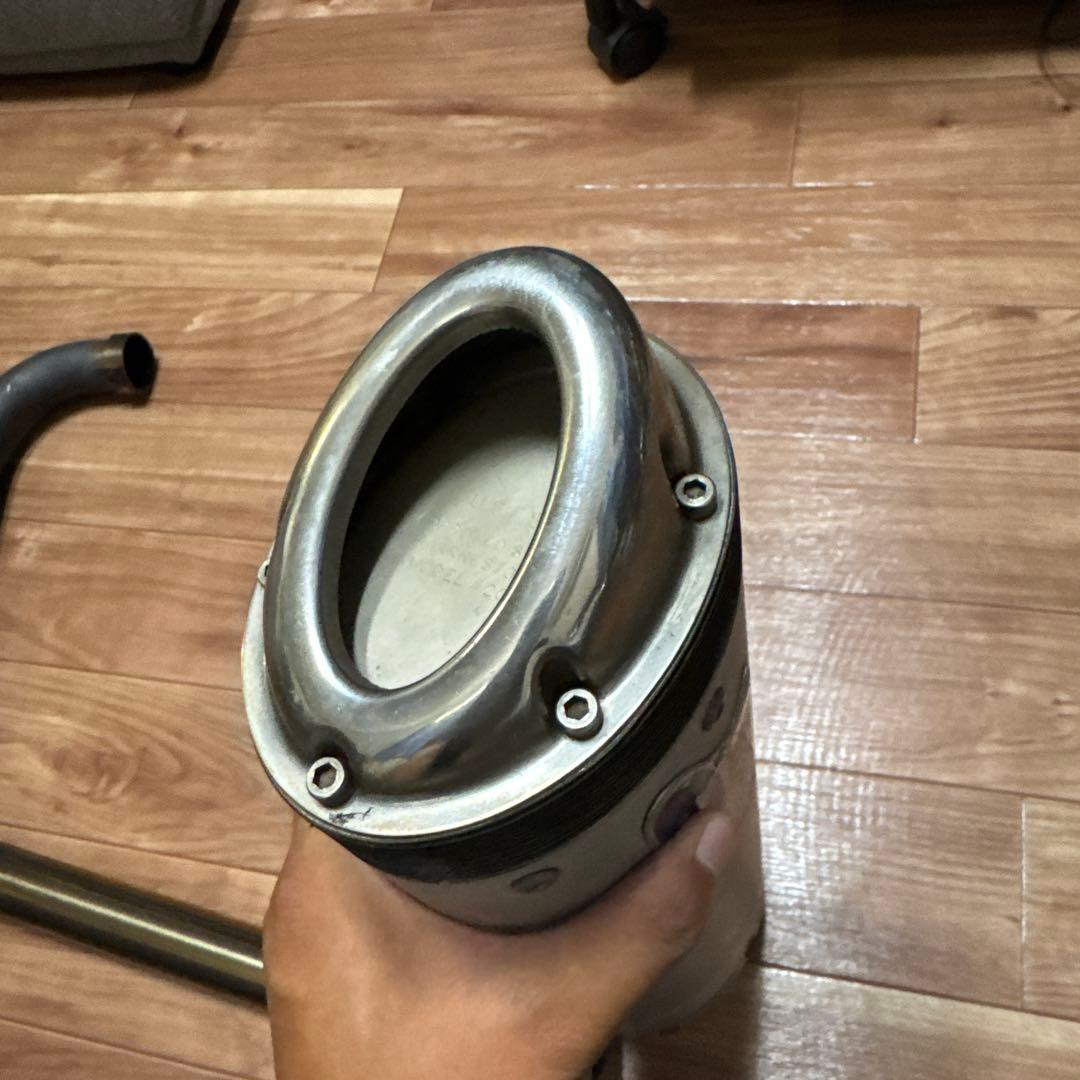 WHITE TW225/200 社外マフラー 絶版品！