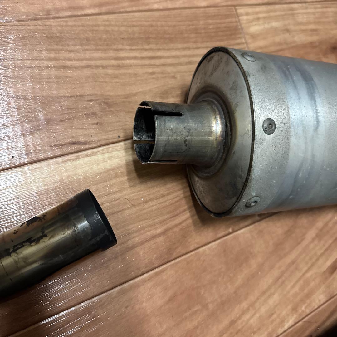 WHITE TW225/200 社外マフラー 絶版品！