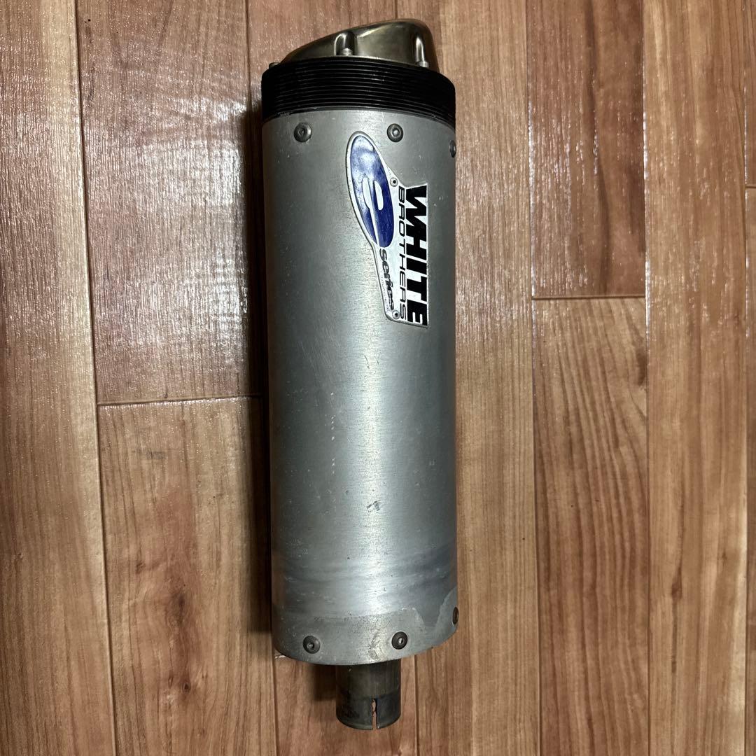 WHITE TW225/200 社外マフラー 絶版品！