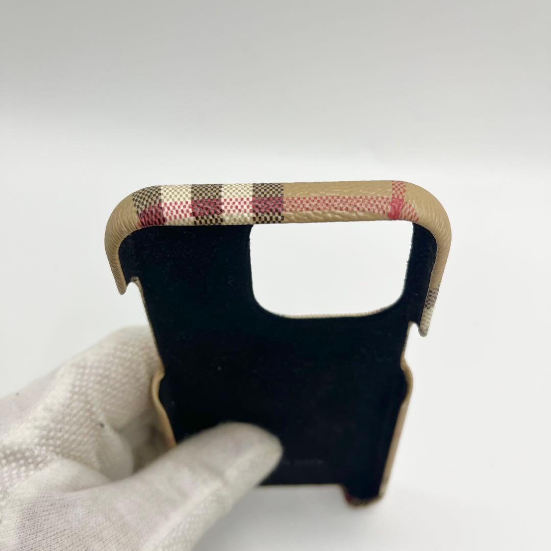 【極美品】バーバリー　iPhoneケース　iPhone14pro ノバチェック