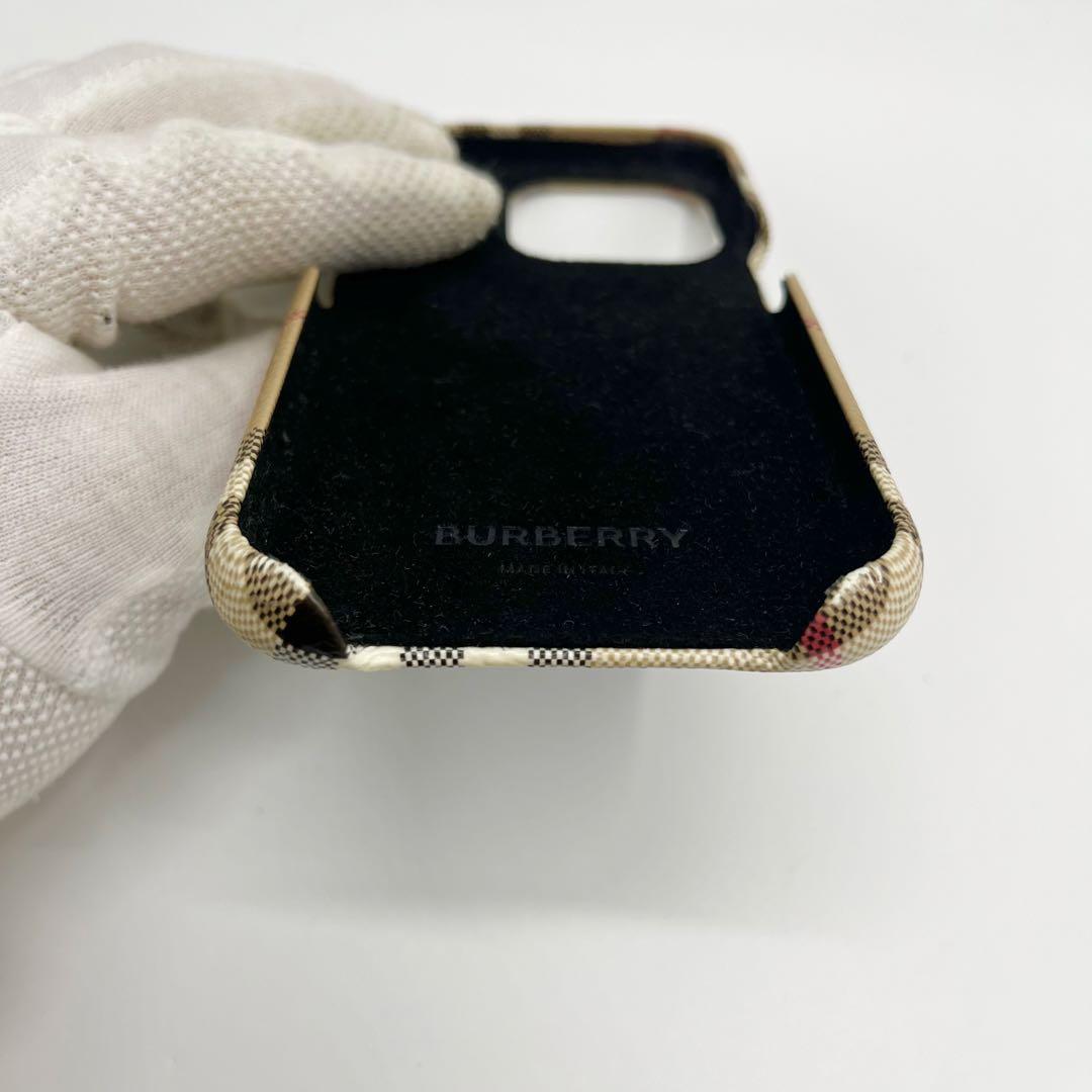 【極美品】バーバリー　iPhoneケース　iPhone14pro ノバチェック