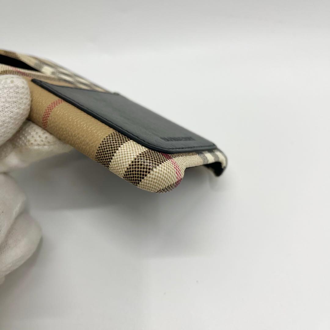 【極美品】バーバリー　iPhoneケース　iPhone14pro ノバチェック