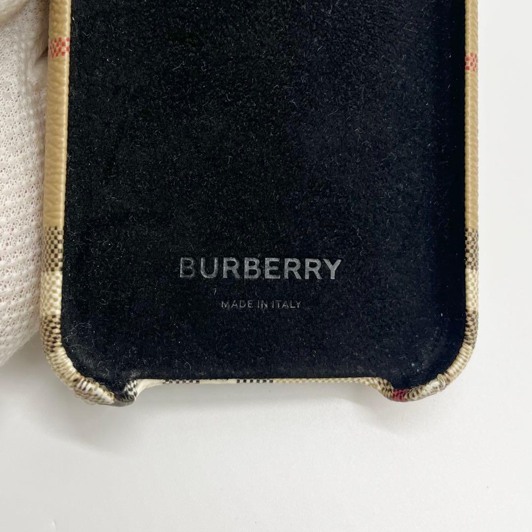 【極美品】バーバリー　iPhoneケース　iPhone14pro ノバチェック