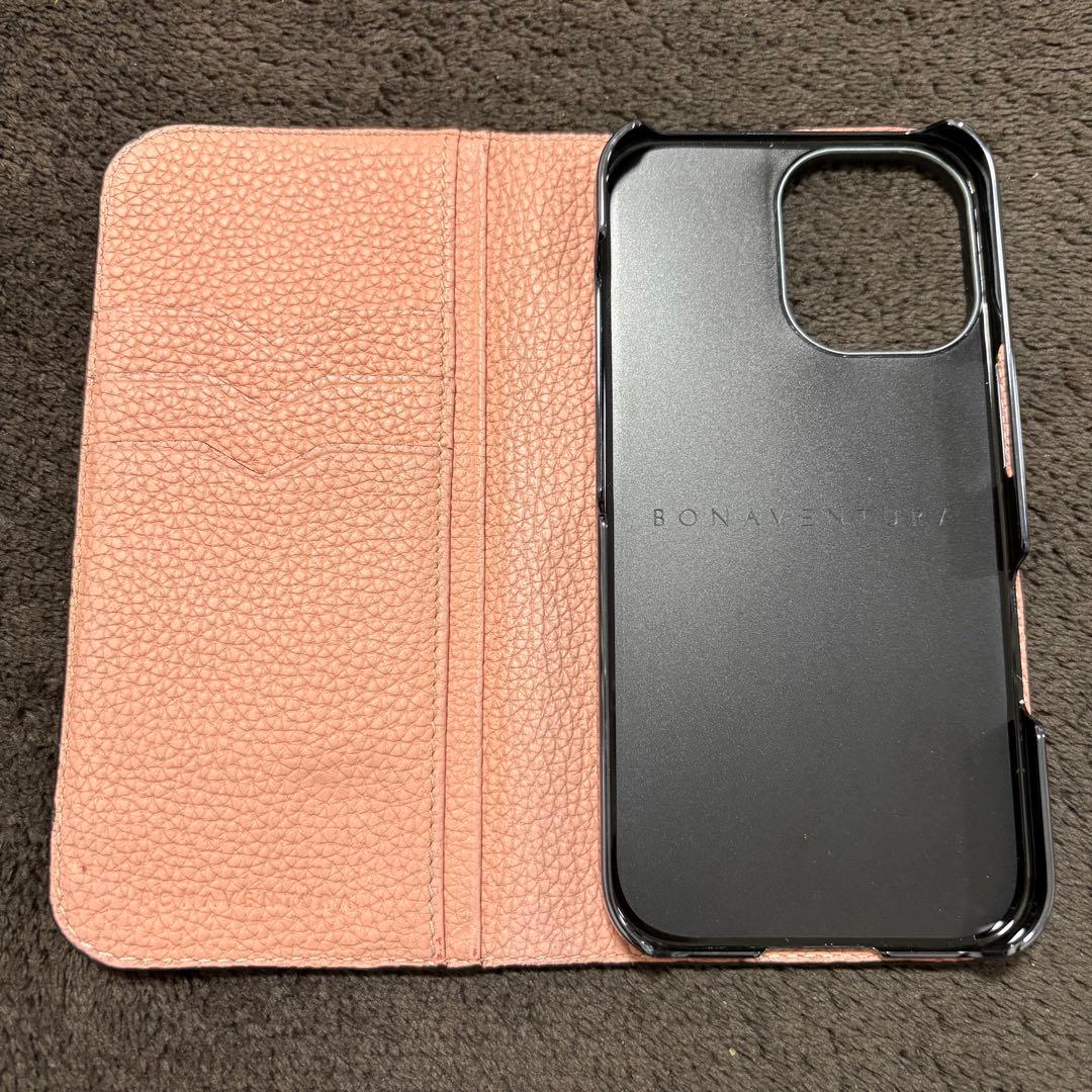 BONAVENTURA iPhone 16 ケース シュリンクレザー　手帳