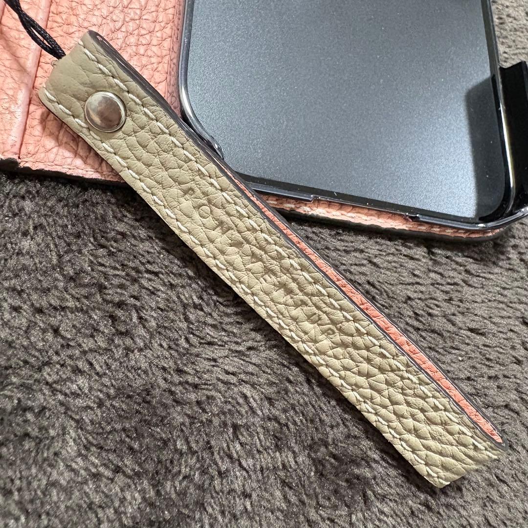 BONAVENTURA iPhone 16 ケース シュリンクレザー　手帳