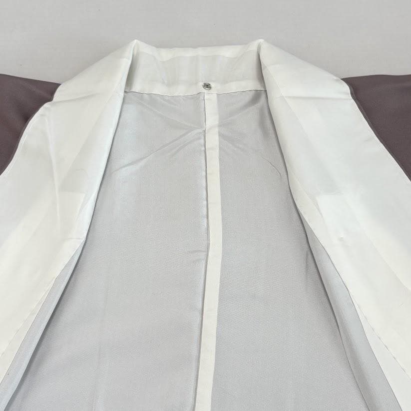 ゆりのはな　訪問着　金彩　銀彩　友禅ボカシ　丹後ちりめん　落款　正絹　L201