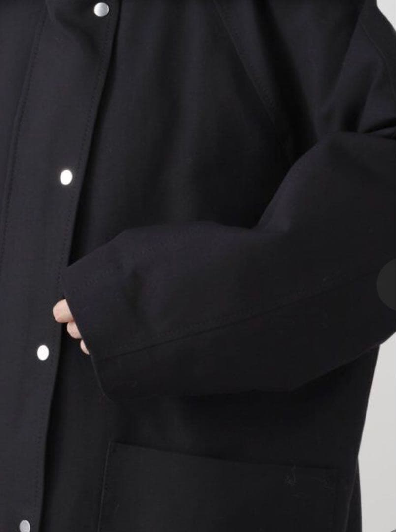 コットンダブルクロスリブカラーコート　スピックアンドスパン