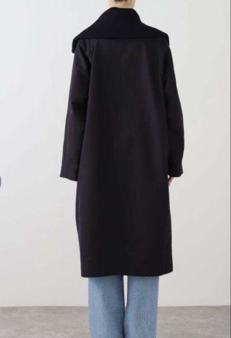 コットンダブルクロスリブカラーコート　スピックアンドスパン