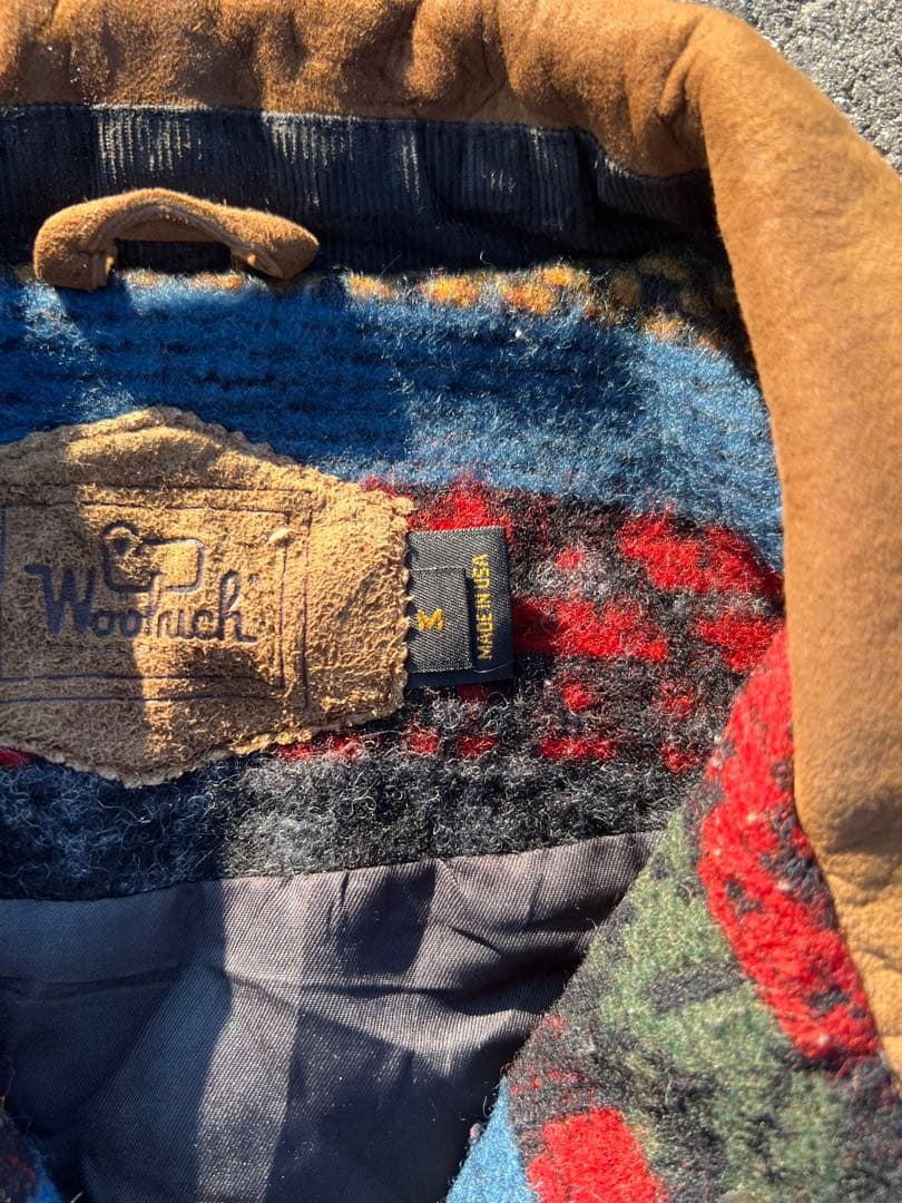 80s～90s Woolrich カバーオール ネイティブ柄 USA製