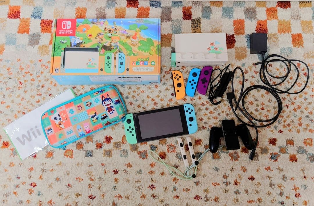 Nintendo Switch 本体　限定あつまれどうぶつの森デザイン　セット