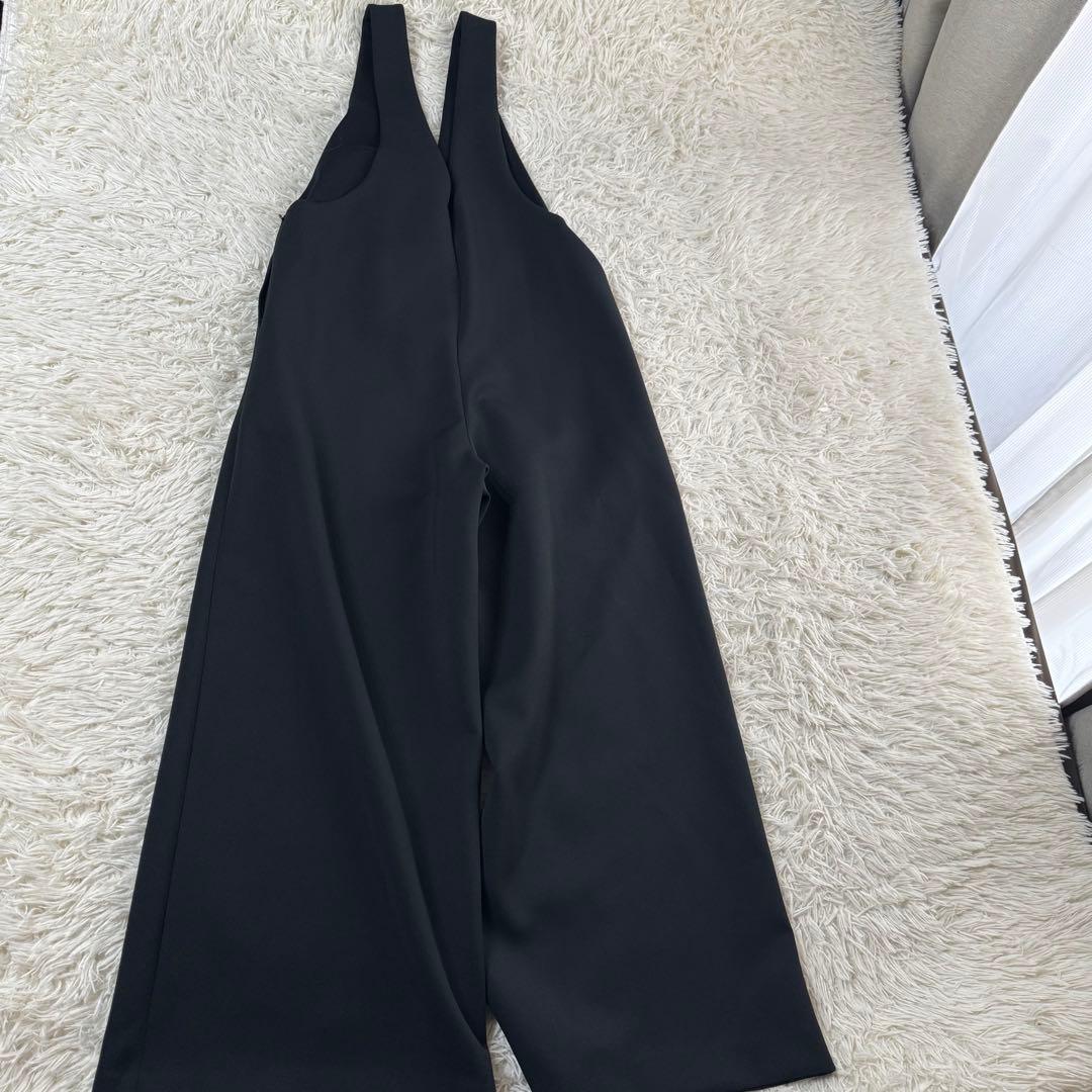 【美品 24SS】 ルフィル　スキューバージャージサロペット　サイズ1 ブラック