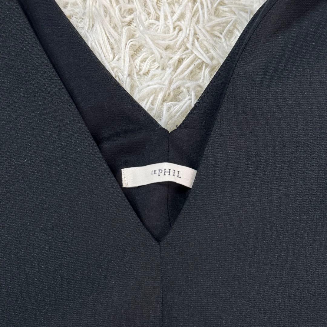 【美品 24SS】 ルフィル　スキューバージャージサロペット　サイズ1 ブラック