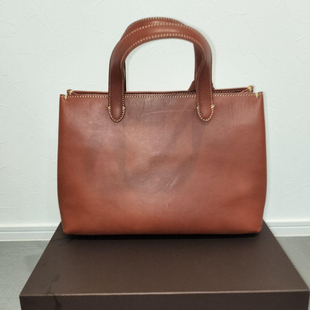 土屋鞄製造所　ディアリオ　ハンディトート　ブラウン 土屋鞄