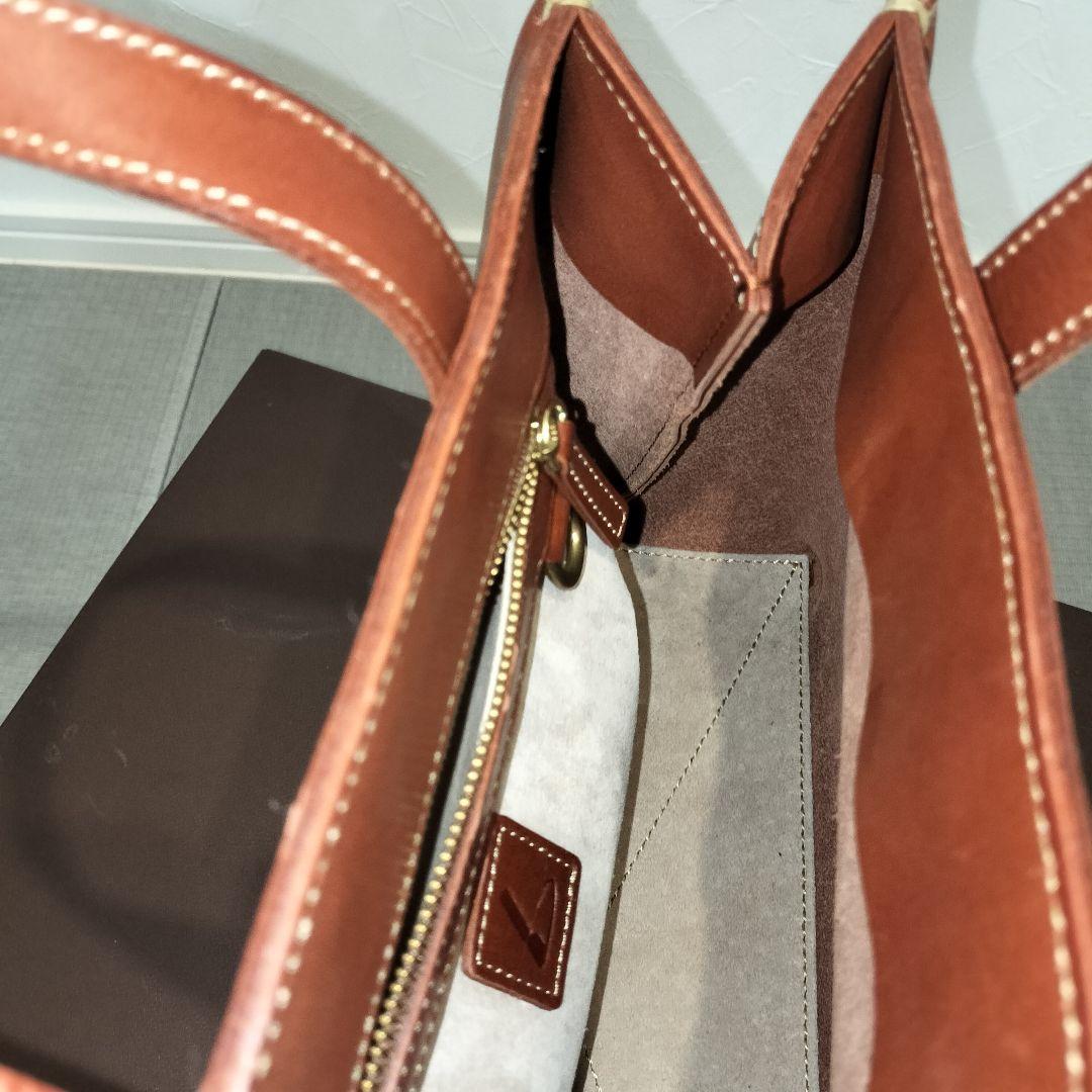 土屋鞄製造所　ディアリオ　ハンディトート　ブラウン 土屋鞄