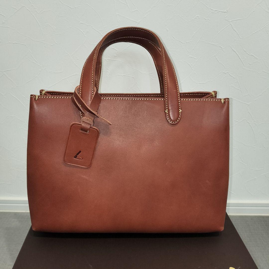 土屋鞄製造所　ディアリオ　ハンディトート　ブラウン 土屋鞄