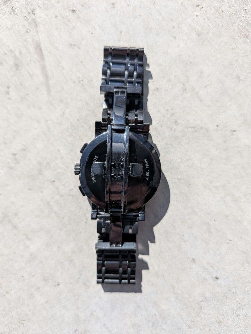 バーバリー Burberry 腕時計 クロノグラフ BU1373 ブラック 電池