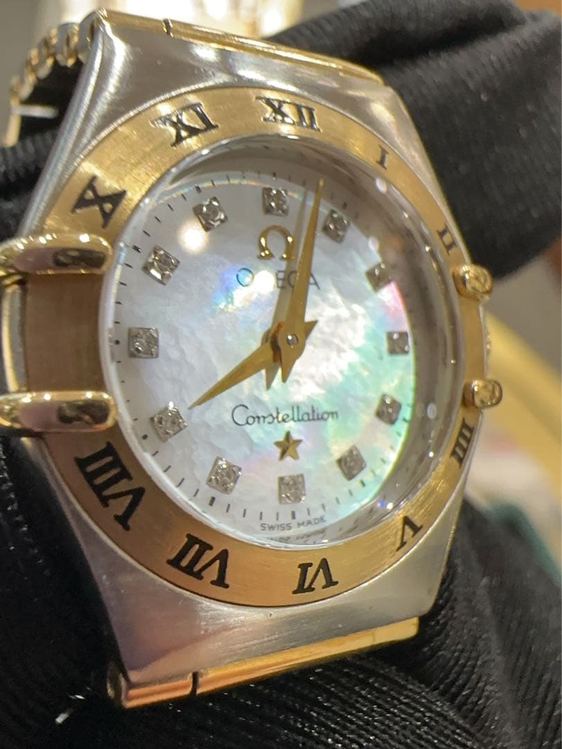 オメガ OMEGA 腕時計コンステレーション　レディースクォーツ　コンビベルト