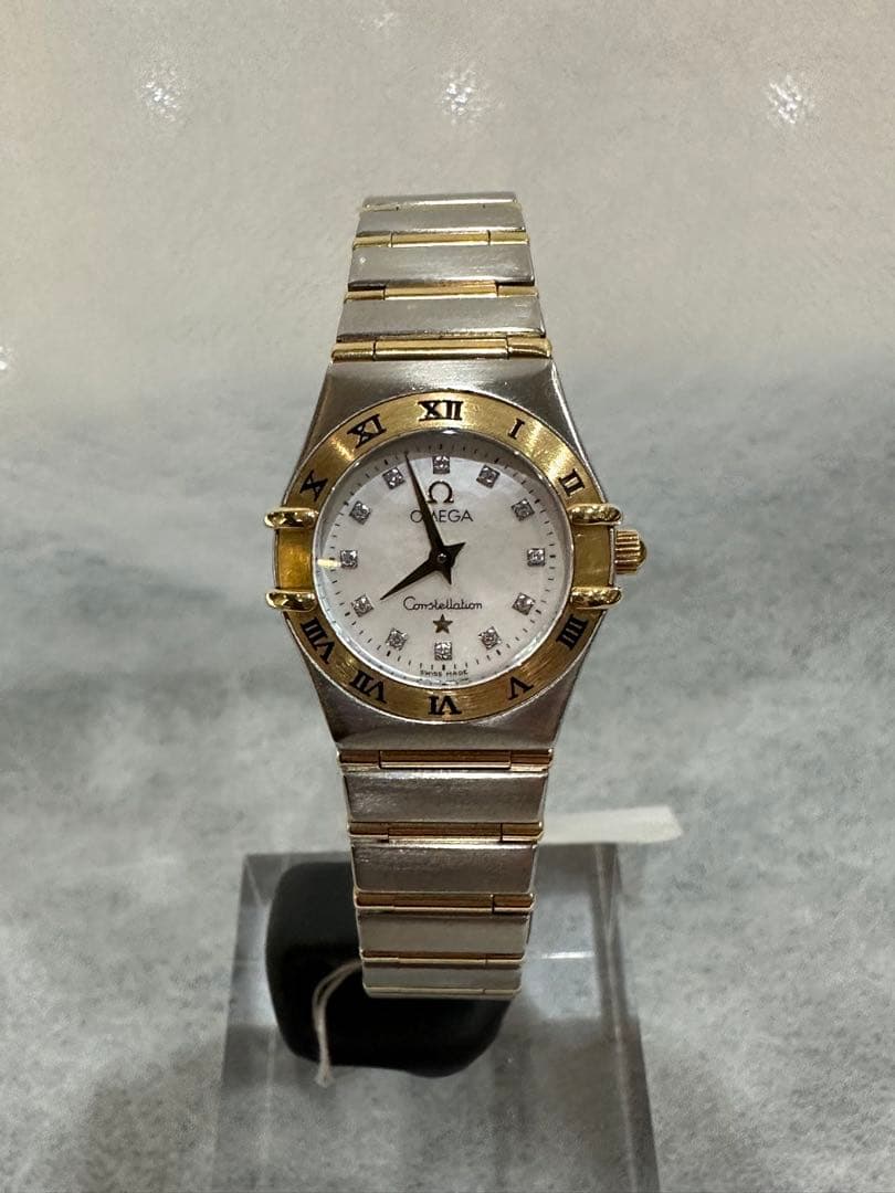オメガ OMEGA 腕時計コンステレーション　レディースクォーツ　コンビベルト