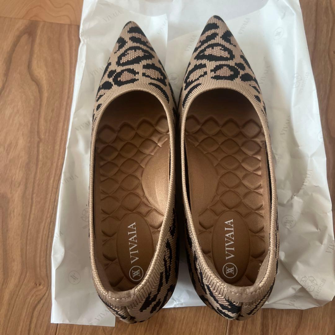 お値下げしました！！ VIVAIAヒールパンプス(ヒョウ柄)