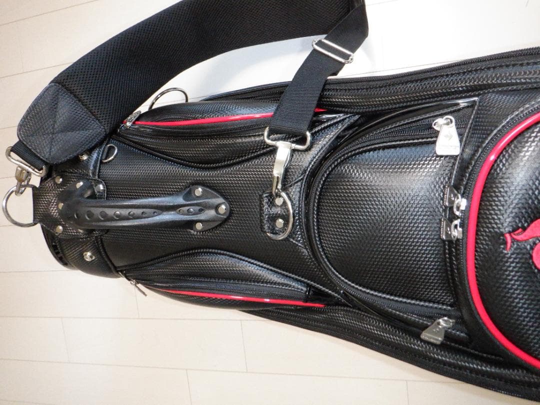 【美品】ルコックゴルフ大口径9.5型キャディバッグ　2023年モデル