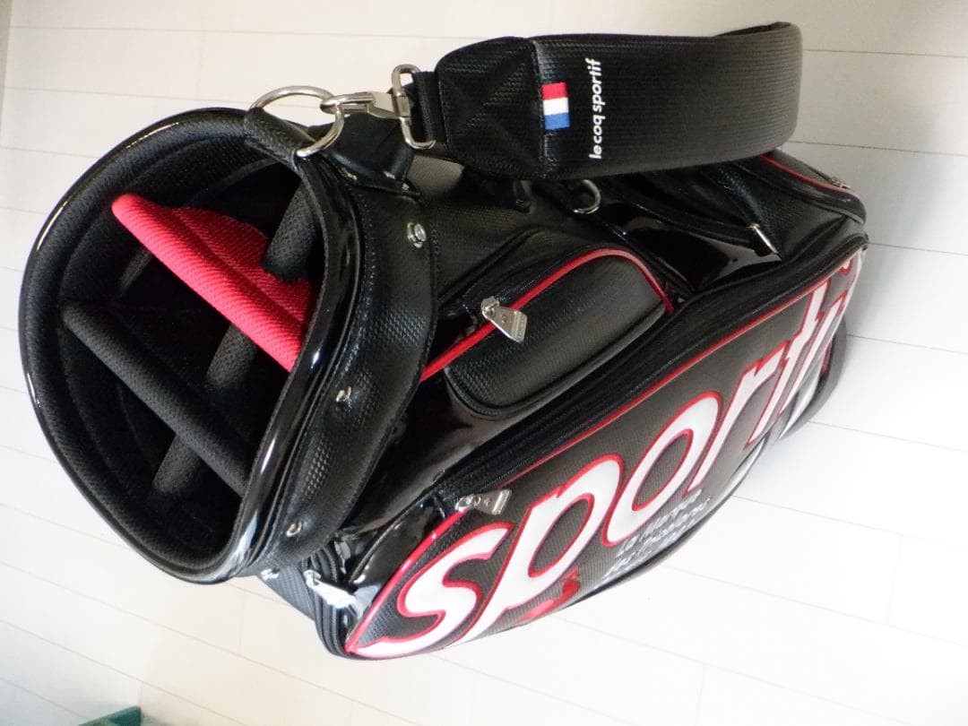 【美品】ルコックゴルフ大口径9.5型キャディバッグ　2023年モデル