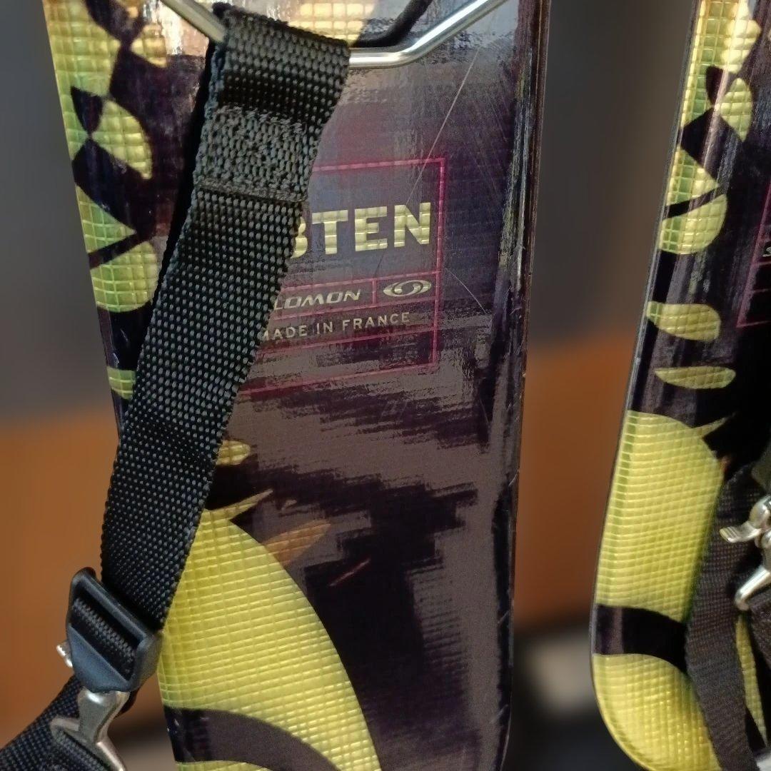 SBTEN スキー板 赤/黒 ドラゴンデザイン