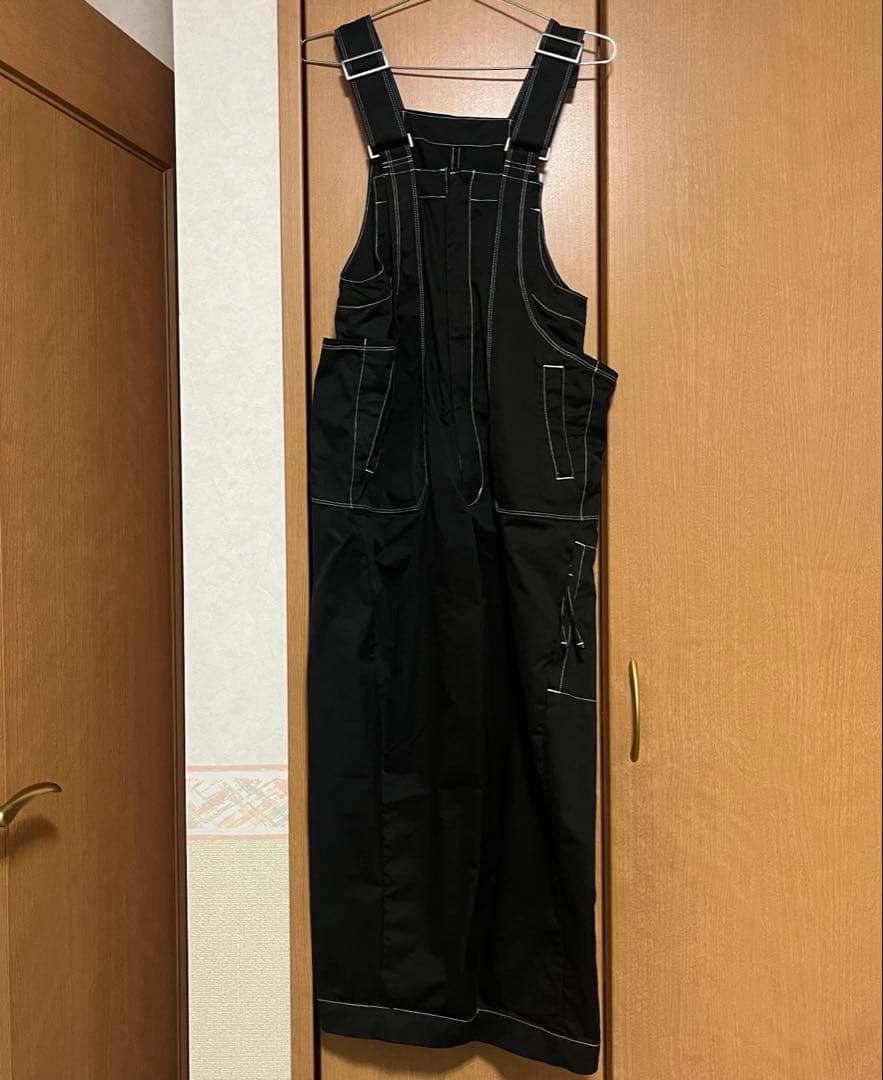 TODAYFUL Frontzip Cotton Salopette ブラック