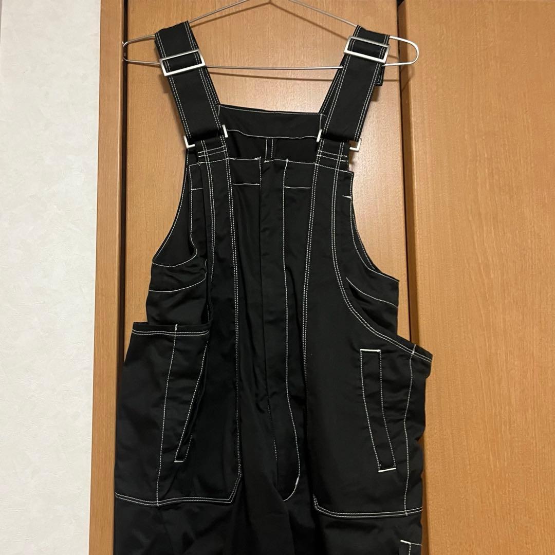 TODAYFUL Frontzip Cotton Salopette ブラック