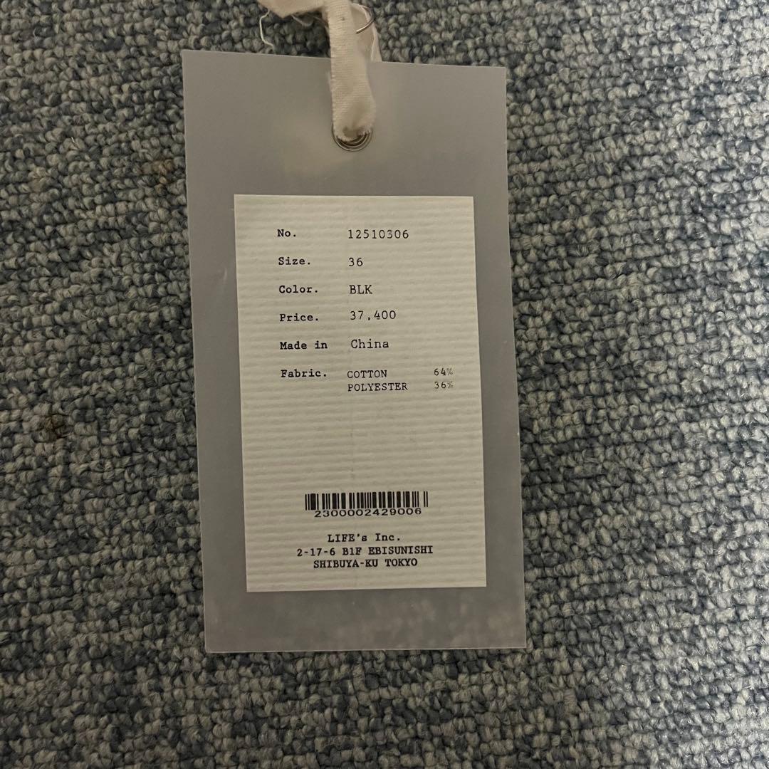 TODAYFUL Frontzip Cotton Salopette ブラック