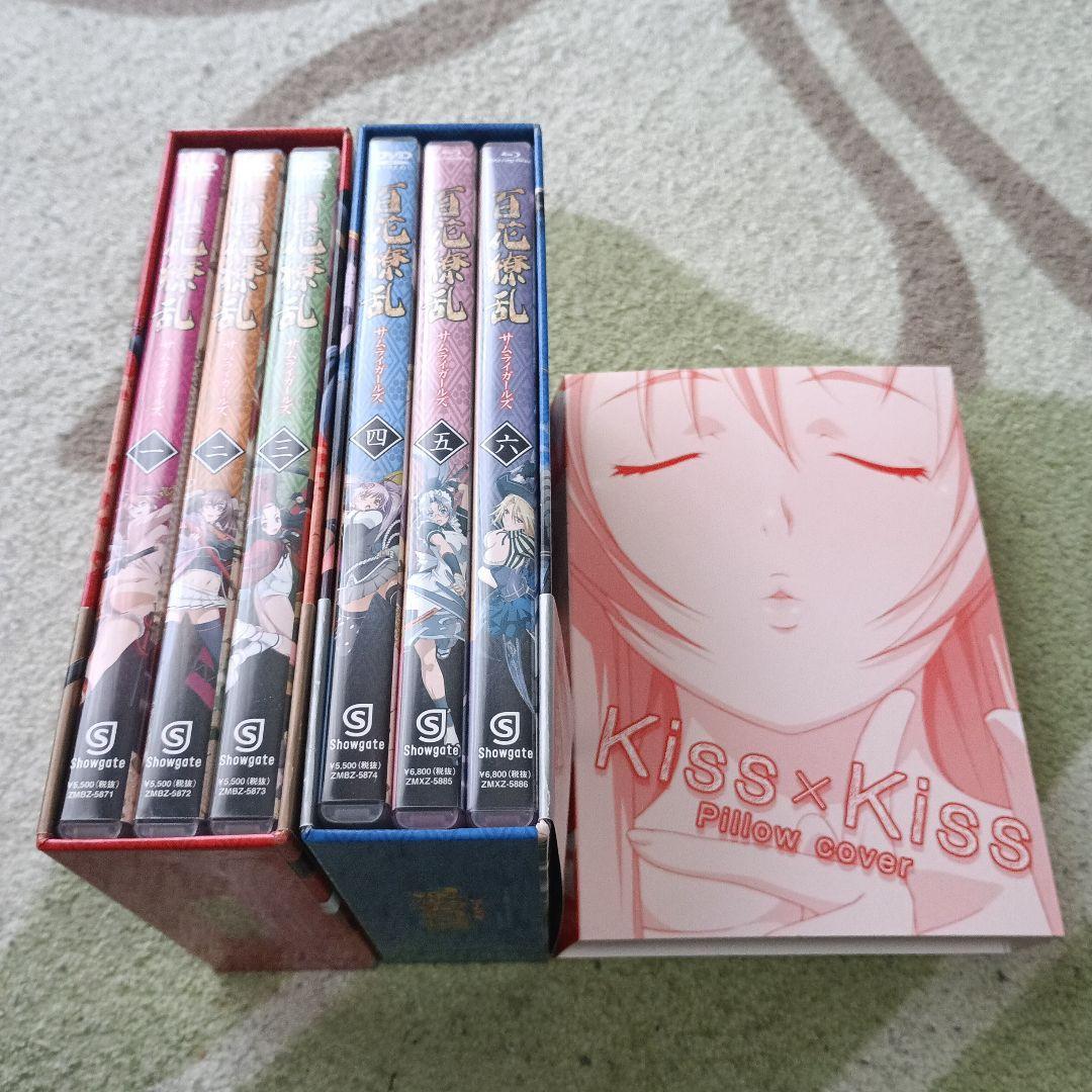 百花繚乱 サムライガールズ 第一～六巻　特典付き　DVD Blu-ray　混在