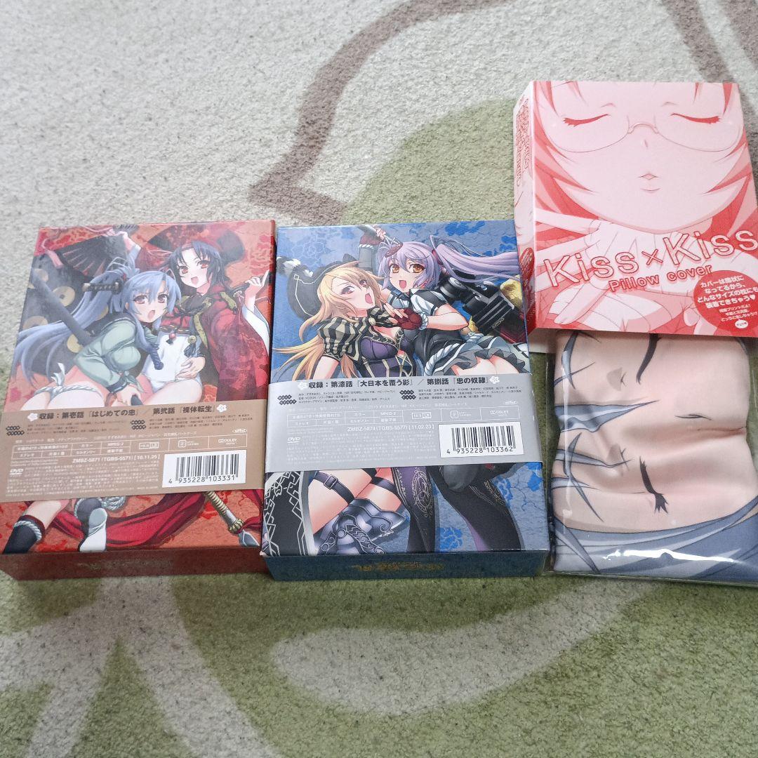 百花繚乱 サムライガールズ 第一～六巻　特典付き　DVD Blu-ray　混在