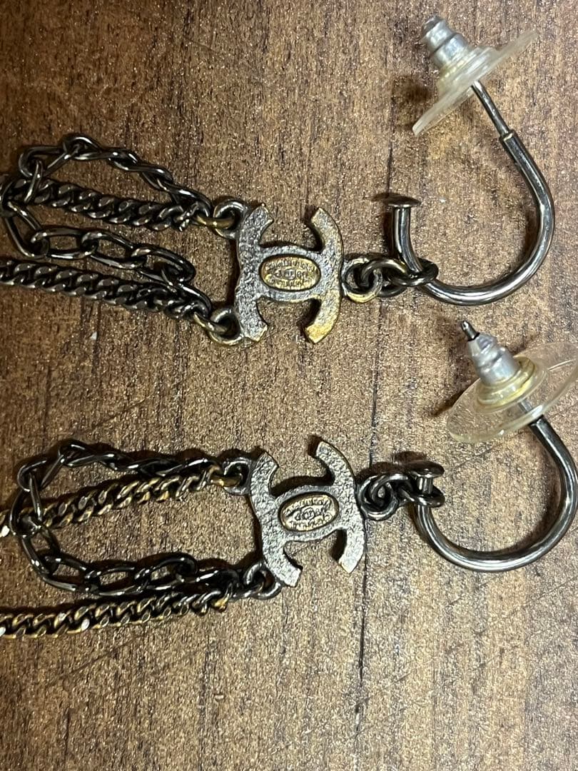 【断捨離】シャネル フープピアス