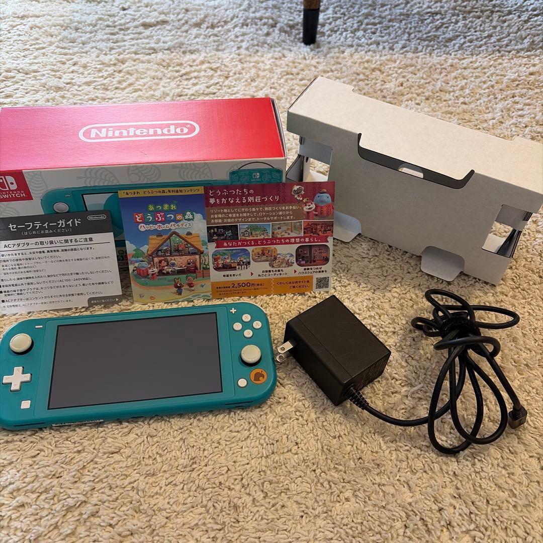 【中古】Nintendo Switch Lite あつまれ どうぶつの森デザイン