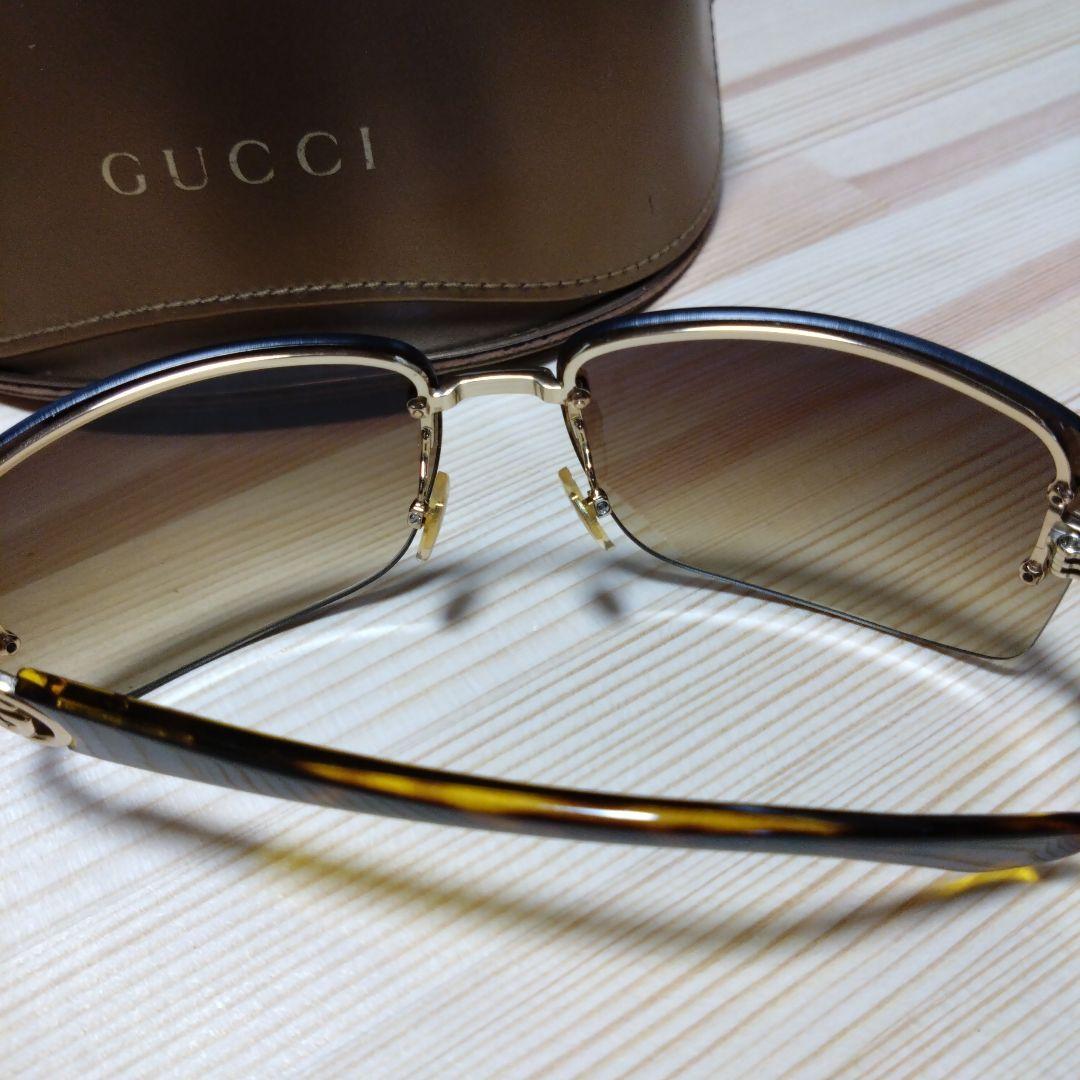 GUCCI サングラスGG2804/F/S GGマーク鼈甲ブラウン★美品