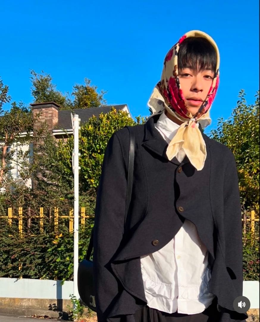 COMME des GARCONS SHIRTフレアテーラードジャケット