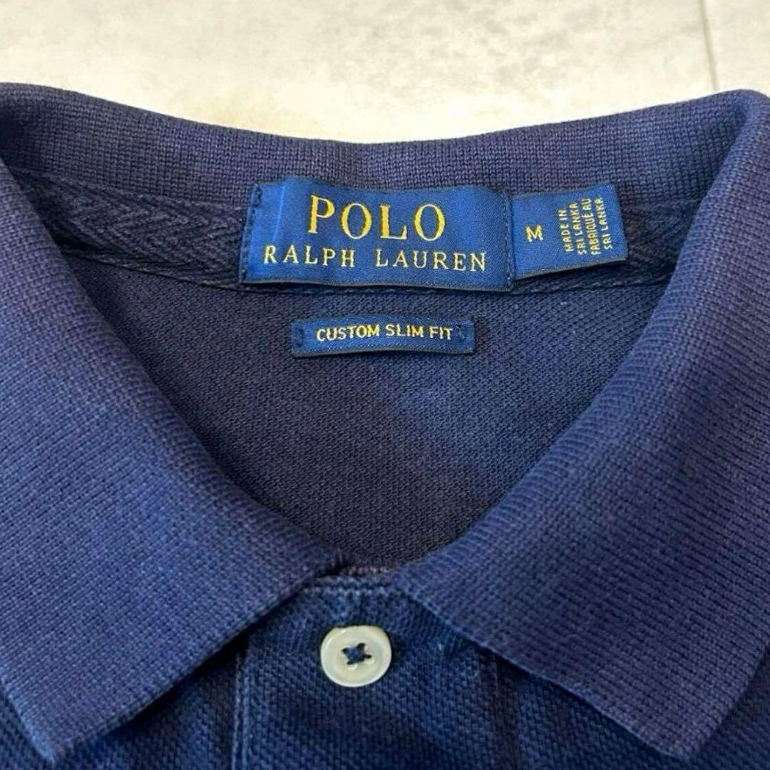 希少✨️　ポロラルフローレン　半袖ポロシャツ　ビッグポニー　ロンドン　ネイビー
