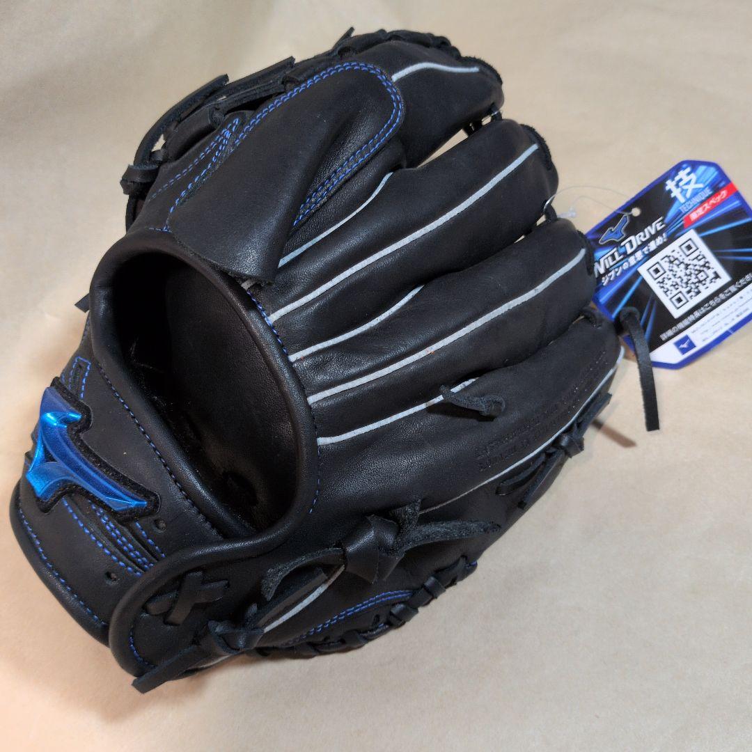 ミズノ:左投げ用:軟式用グラブ:投手用:黒:サイズ11