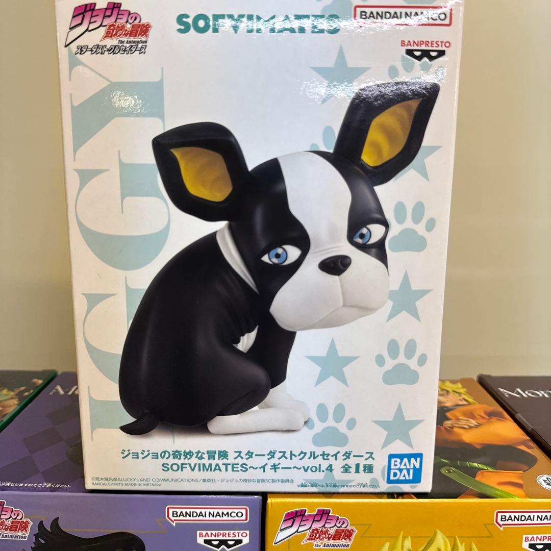 ジョジョの奇妙な冒険 フィギュア 8個　コンプリート　+イギー