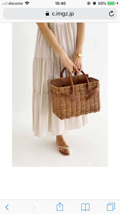 SEA 19ss バスケットカゴバッグ M 新品未使用