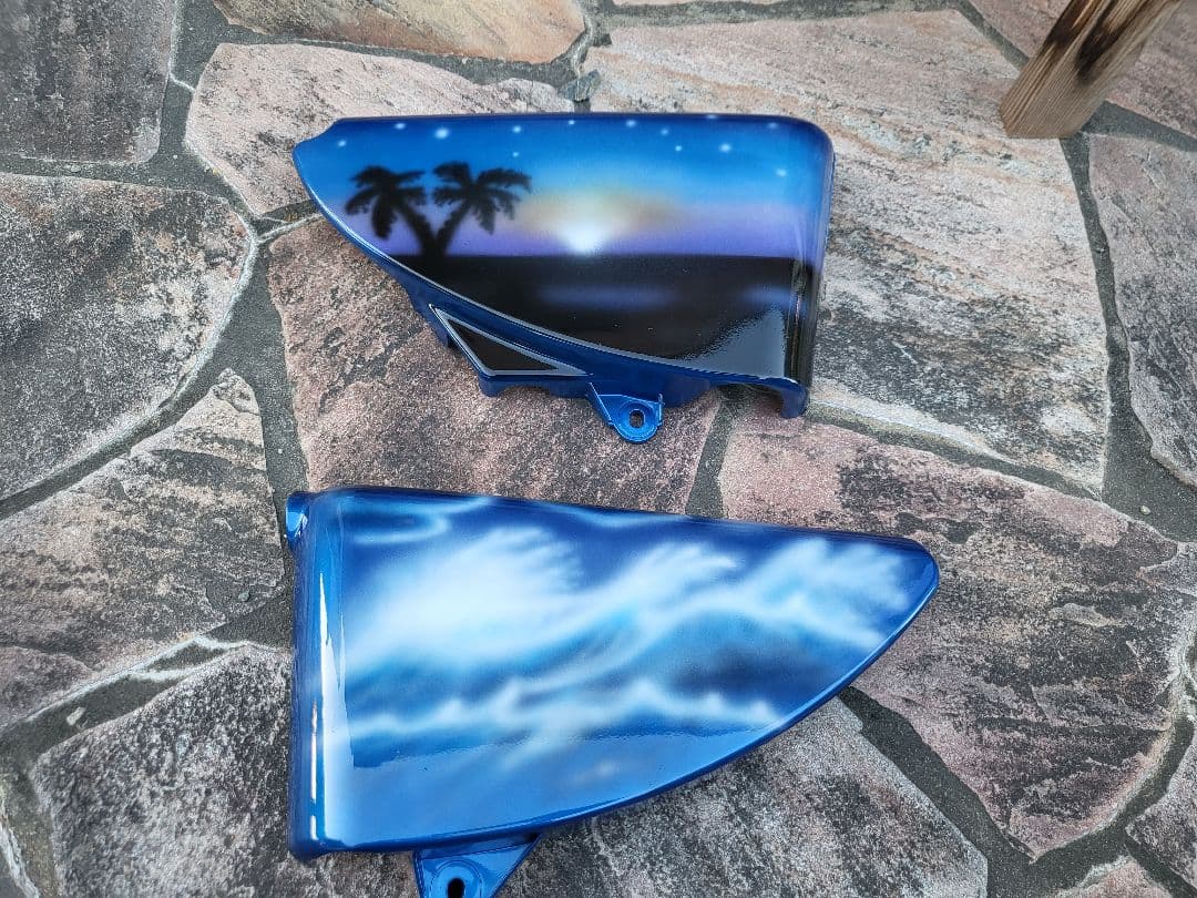 なちゃん　GS400外装　外装一式　エアブラシ