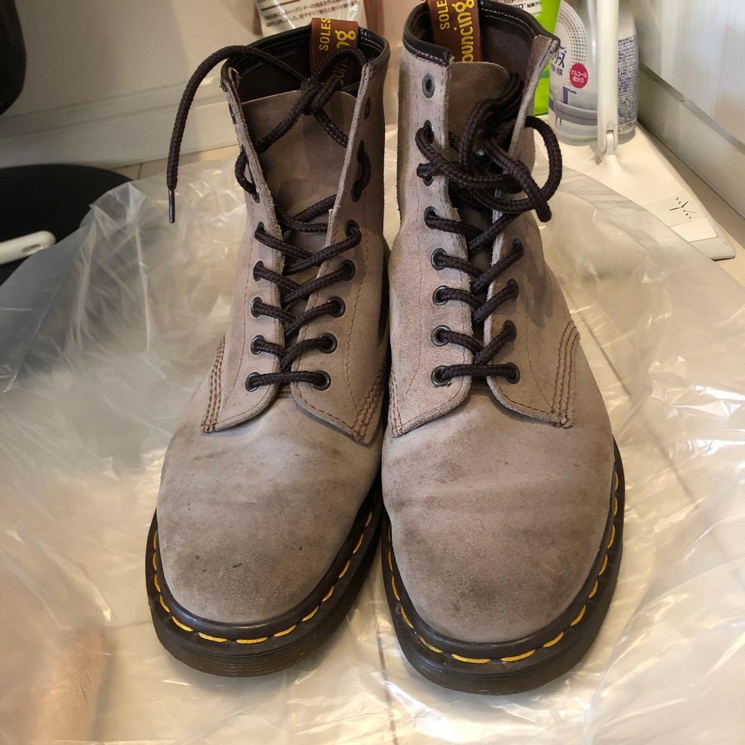 Dr.Martins ベージュ 希少 イングランド製 UK8 ブーツ 限定値下げ