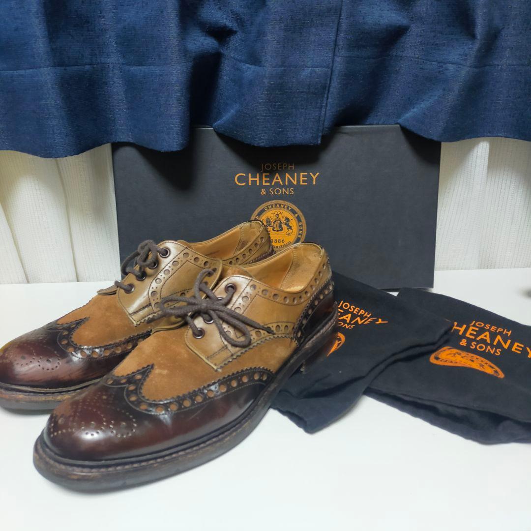 VANQUISH Joseph Cheaney コラボ ウィングチップシューズ