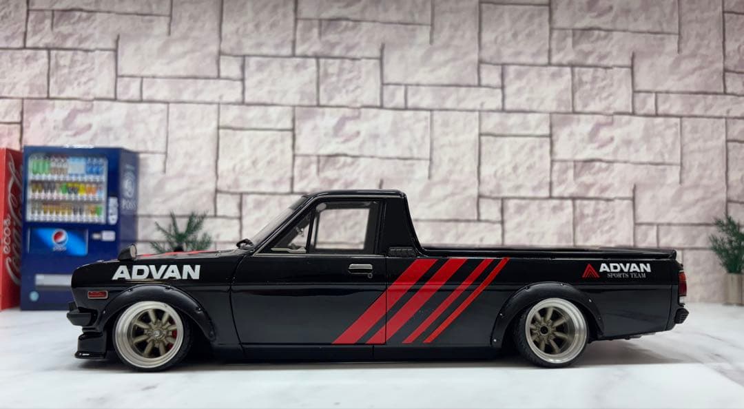 1/18 IG ADVANサニトラ　ワタナベ深リムオーバーフェンダーカスタム